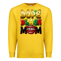Lemon dope black mom Premium Sweatshirt - FaDigitalArtStudio