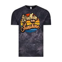 Cloud Black Walking on Sunshine Vintage Tee - JahusDesignShop