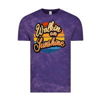 Cloud Purple Walking on Sunshine Vintage Tee - JahusDesignShop
