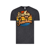 Vintage Black Walking on Sunshine Vintage Tee - JahusDesignShop