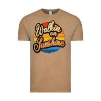 Vintage Coffee Walking on Sunshine Vintage Tee - JahusDesignShop