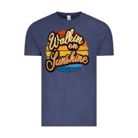 Vintage Denim Walking on Sunshine Vintage Tee - JahusDesignShop