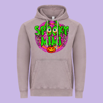 Spooky Mimi Vintage Hoodie Designed By Bundleandbundleshop