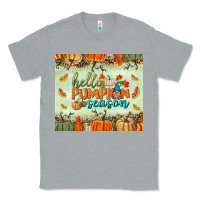 Heather Grey hello pumpkin season tumbler Classic Tee - BundleAndBundleShop