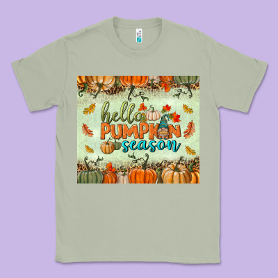 Hello Pumpkin Season Tumbler Classic Tee Designed By Bundleandbundleshop