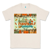 Natural hello pumpkin season tumbler Classic Tee - BundleAndBundleShop