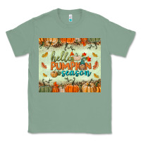 Sage hello pumpkin season tumbler Classic Tee - BundleAndBundleShop