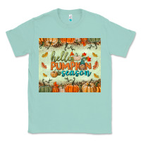 Seafoam hello pumpkin season tumbler Classic Tee - BundleAndBundleShop