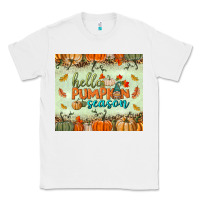White hello pumpkin season tumbler Classic Tee - BundleAndBundleShop