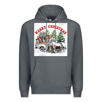 Rock merry chrıstmas Premium Hoodie - FaDigitalArtStudio