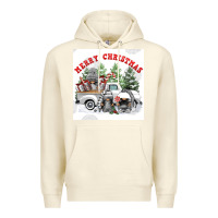 Sandshell merry chrıstmas Premium Hoodie - FaDigitalArtStudio