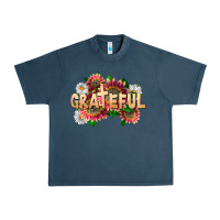 Midnight Navy Grateful Religious Urban Heavy Tee - LillyAllenDesigns