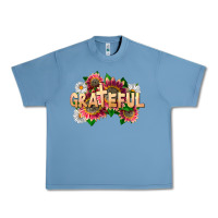 Pebble Blue Grateful Religious Urban Heavy Tee - LillyAllenDesigns