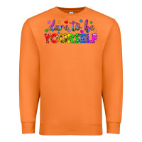 Carrot Western Dare To Be Yourself LGBTQ Premium Sweatshirt - BundleAndBundleShop