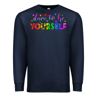 Navy Western Dare To Be Yourself LGBTQ Premium Sweatshirt - BundleAndBundleShop