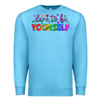 Ocean Blue Western Dare To Be Yourself LGBTQ Premium Sweatshirt - BundleAndBundleShop