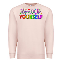 Pale Pink Western Dare To Be Yourself LGBTQ Premium Sweatshirt - BundleAndBundleShop