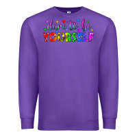 Purple Western Dare To Be Yourself LGBTQ Premium Sweatshirt - BundleAndBundleShop