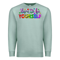 Seafoam Western Dare To Be Yourself LGBTQ Premium Sweatshirt - BundleAndBundleShop