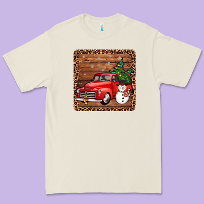 Christmas Truck Coaster Premium Tee Designed By Jahusdesignshop