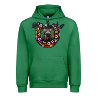 Emerald halloween donkey Urban Hoodie - SublimationCraftShop