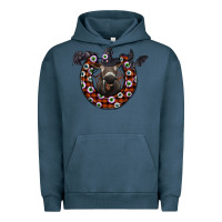 Pigment Midnight Navy halloween donkey Urban Hoodie - SublimationCraftShop