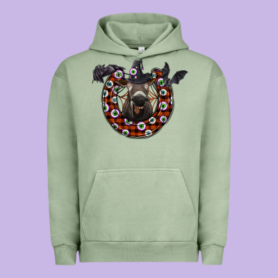 Halloween Donkey Urban Hoodie Designed By Sublimationcraftshop