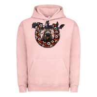Pigment Salmon halloween donkey Urban Hoodie - SublimationCraftShop