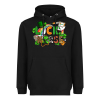 Black lucky nurse St. Patrick's Day Heavyweight Hoodie - FaDigitalArtStudio