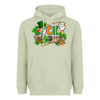 Matcha lucky nurse St. Patrick's Day Heavyweight Hoodie - FaDigitalArtStudio