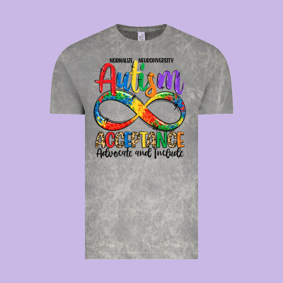 Autism Acceptance Vintage Tee Designed By Lillyallendesigns