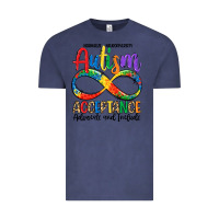 Vintage Denim autism acceptance Vintage Tee - LillyAllenDesigns