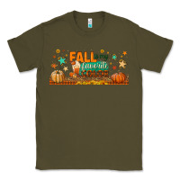 Army Green fall is my favorite color libbey glass Classic Tee - BundleAndBundleShop