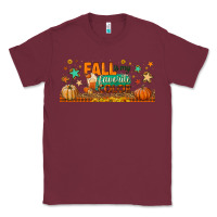 Burgundy fall is my favorite color libbey glass Classic Tee - BundleAndBundleShop
