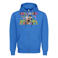 True Royal Easter wishes and bunny kisses Easter gnomies  Eas Zipper Hoodie - CowGirlArtShop