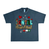 Midnight Navy Christmas dental assistant Urban Heavy Tee - JahusDesignShop