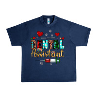 Navy Christmas dental assistant Urban Heavy Tee - JahusDesignShop