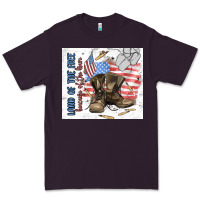 Plum land of the free Premium Tee - MaliasSmallBusiness