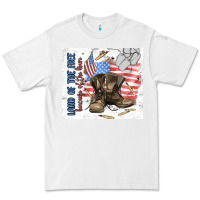 White land of the free Premium Tee - MaliasSmallBusiness