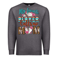 Charcoal Heather My Favorite Player Calls Me Mom Premium Sweatshirt - BundleAndBundleShop