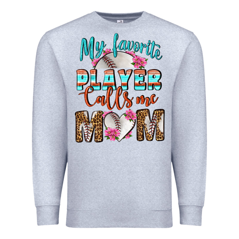 My Favorite Player Calls Me Mom Premium Sweatshirt by BundleAndBundleShop | Teevron