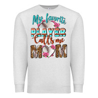 Oatmeal Heather My Favorite Player Calls Me Mom Premium Sweatshirt - BundleAndBundleShop