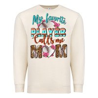 Sandshell My Favorite Player Calls Me Mom Premium Sweatshirt - BundleAndBundleShop