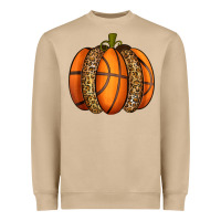 Basketball Pumpkin Heavyweight Sweatshirt | Teevron