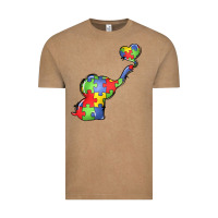 Autism Awareness Elephant Vintage Tee | Teevron