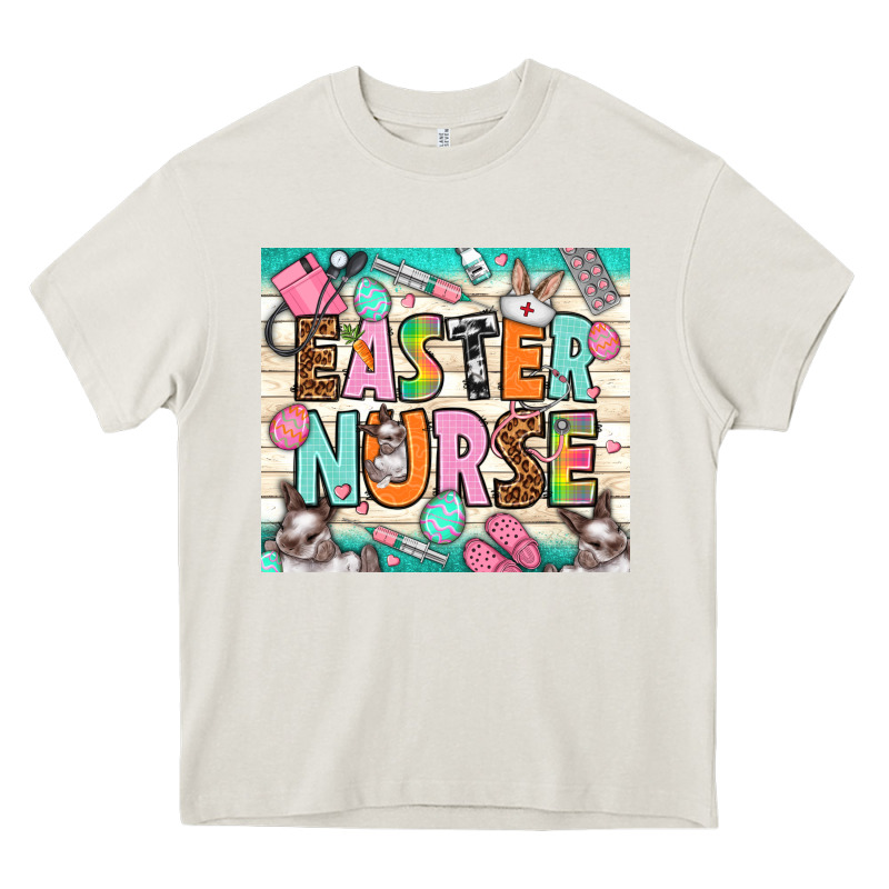 Easter Day Nurse Heavy Core Tee by NancyCooperArtShop | Teevron