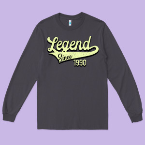 Legend Since 1966 Long Sleeve Tee Designed By Bettercallsaul