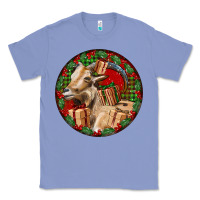 Colony Blue Spanish Goat Christmas Classic Tee - LillyAllenDesigns