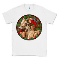 White Spanish Goat Christmas Classic Tee - LillyAllenDesigns