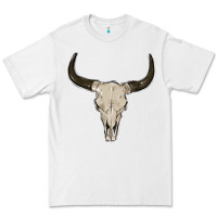 White cow skul Premium Tee - MaliasSmallBusiness